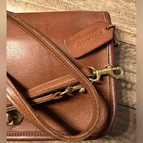 Vintage coach pocket purse British tan - Picture 3 of 10